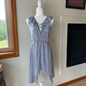 Rue 21 Striped Sleeveless Handkerchief Dress